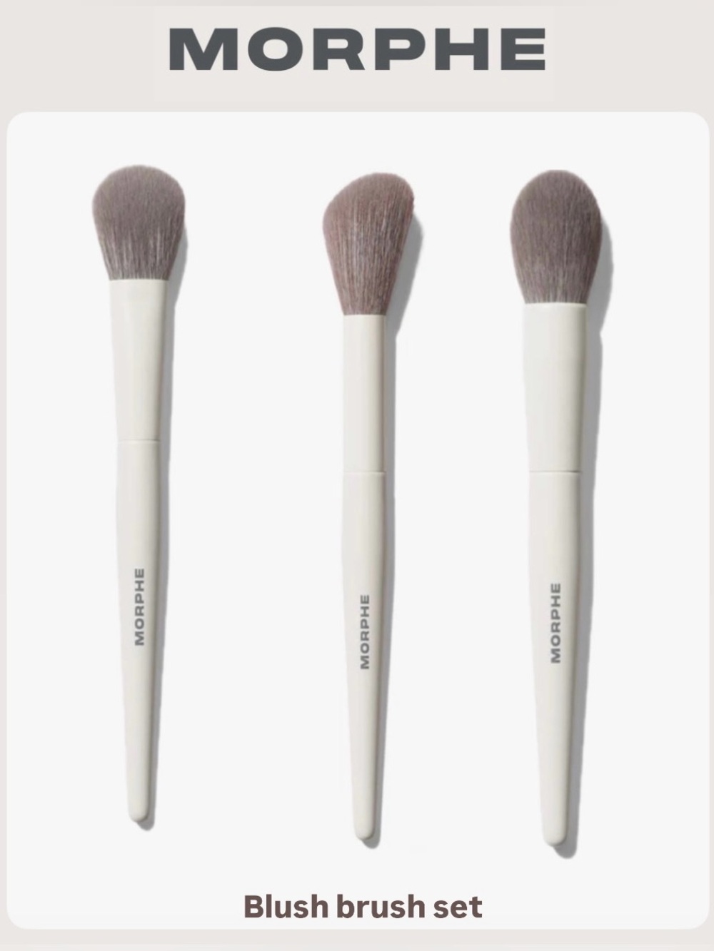 NEW! Morphe Blush Brush Trio